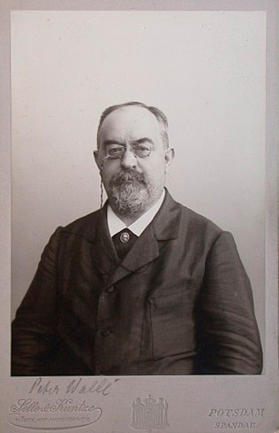 Peter Wallé, um 1900
