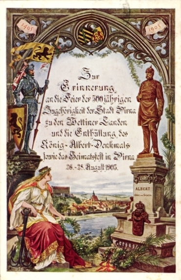 File:Postal Bohemia Alemania 1405 - 1905 bella época Pirna.jpg