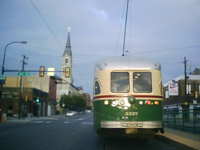 File:Route 15 Trolley near St Peter's at 5th and Girard.jpg