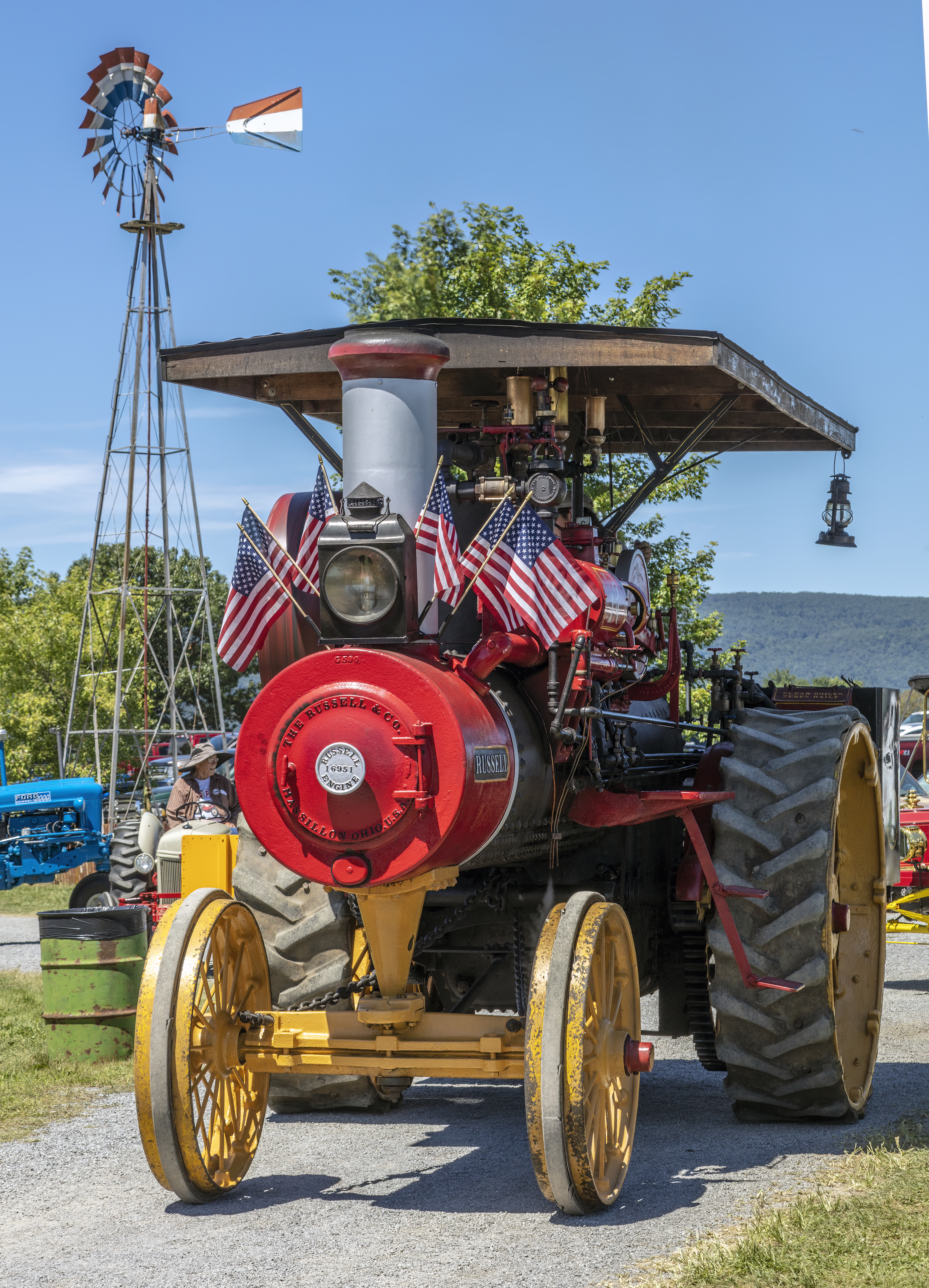 First steam tractor фото 9