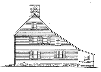 Saltbox-style homes originated in New England after 1650
