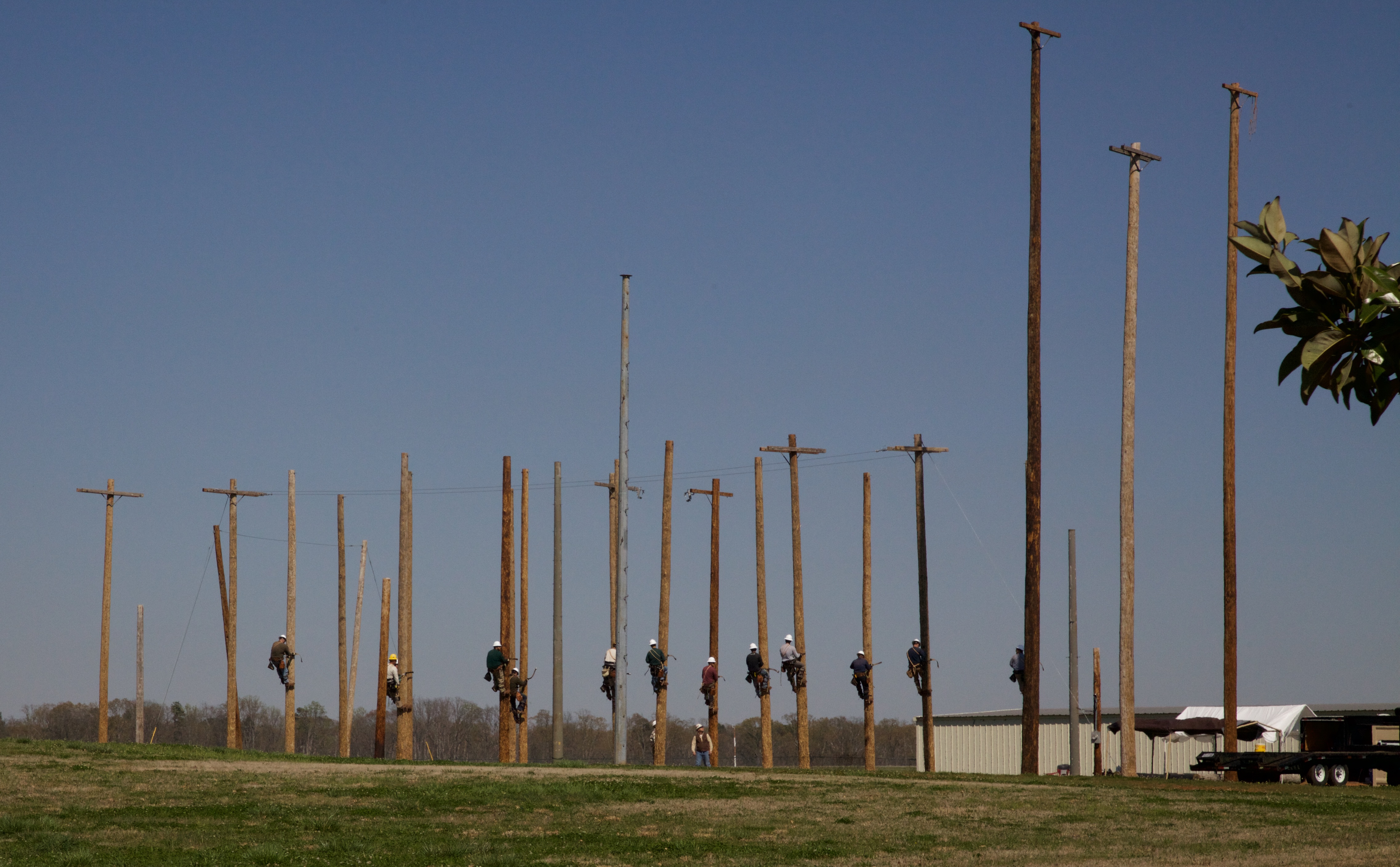 Telephone pole. Телефонный столбы на улицах Албании. Countryside Utility Poles.