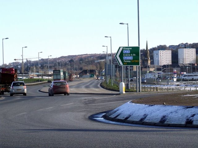 File:The A8 in Port Glasgow - geograph.org.uk - 1166784.jpg