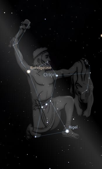 English: This is the Orion constellation also ...