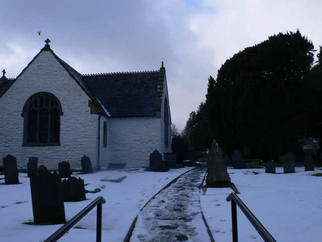 File:Church of St Digian, Llangernyw - geograph.org.uk - 1160352.jpg