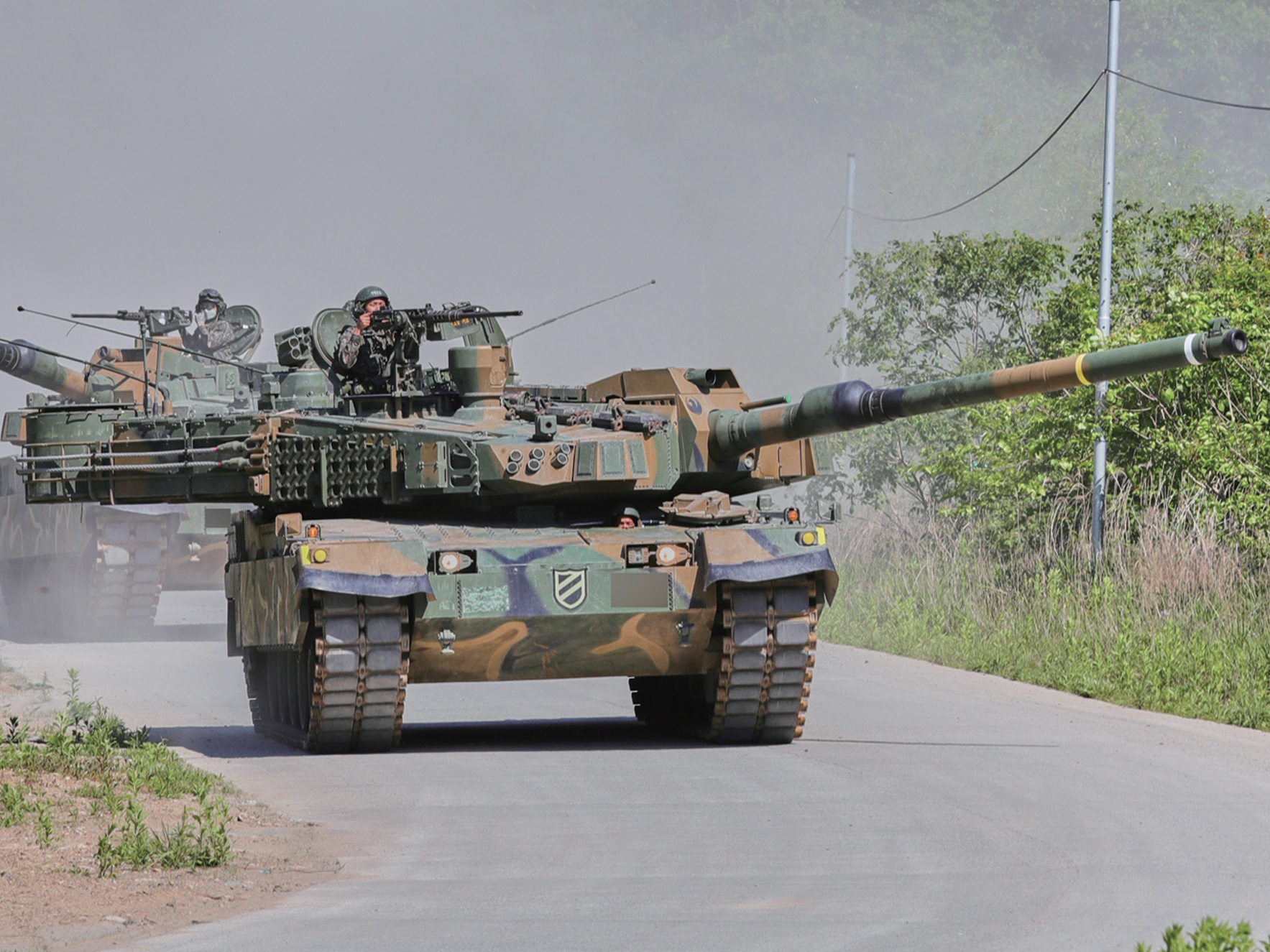 K2 Black Panther South Korea Military Main Battle Tank 8x12 Metal Wall Sign