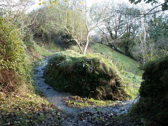 File:Footpath on the way to Oakridge farm from Score Valley. - geograph.org.uk - 795471.jpg