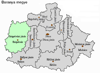 szigetvár térkép Szigetvári járás – Wikipédia