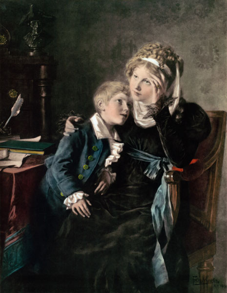 File:Königin Luise of Prussia with her second child Wilhelm.jpg