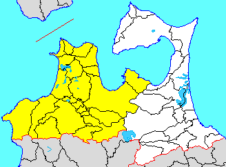 ファイル:Map aomori tsugaru district.png