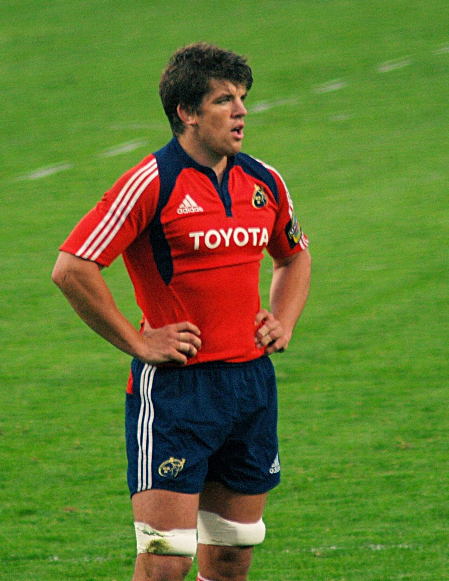 O'Callaghan playing for Munster.