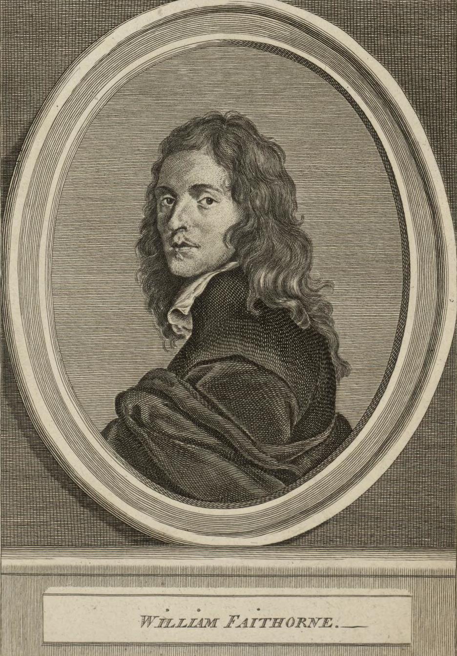 engraving of William Faithorne by [[Alexander Bannermann