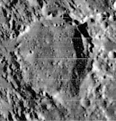 Снимок зонда Lunar Orbiter – IV.