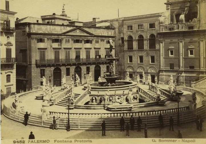 File:Sommer, Giorgio (1834-1914) - n. 9452 - Palermo - Fontana pretoria.jpg