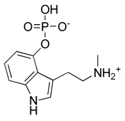 3-[2-(methylammonio)ethyl]-1H-indol-4-yl hydrogen phosphate