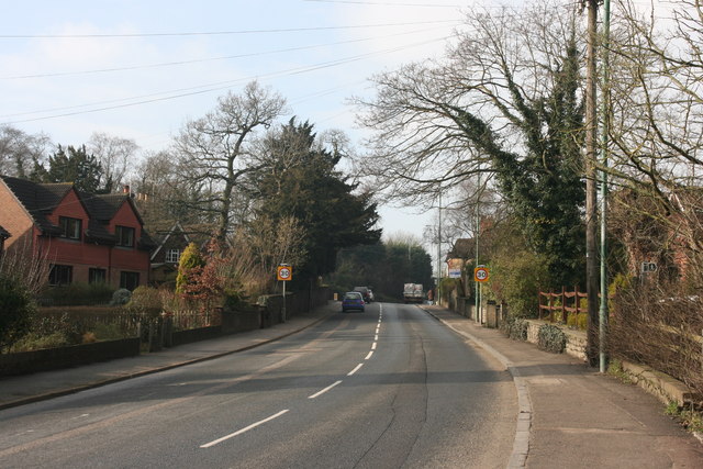 File:Bradbourne Vale Rd (A25) entering Riverhead - geograph.org.uk - 1720362.jpg