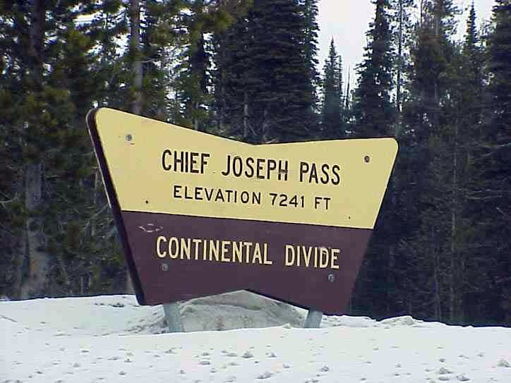 Photo of Chief Joseph Pass