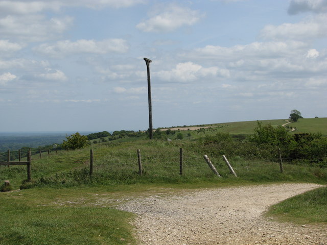 Combe Gibbet on Inkpen Hill - geograph.org.uk - 2456394