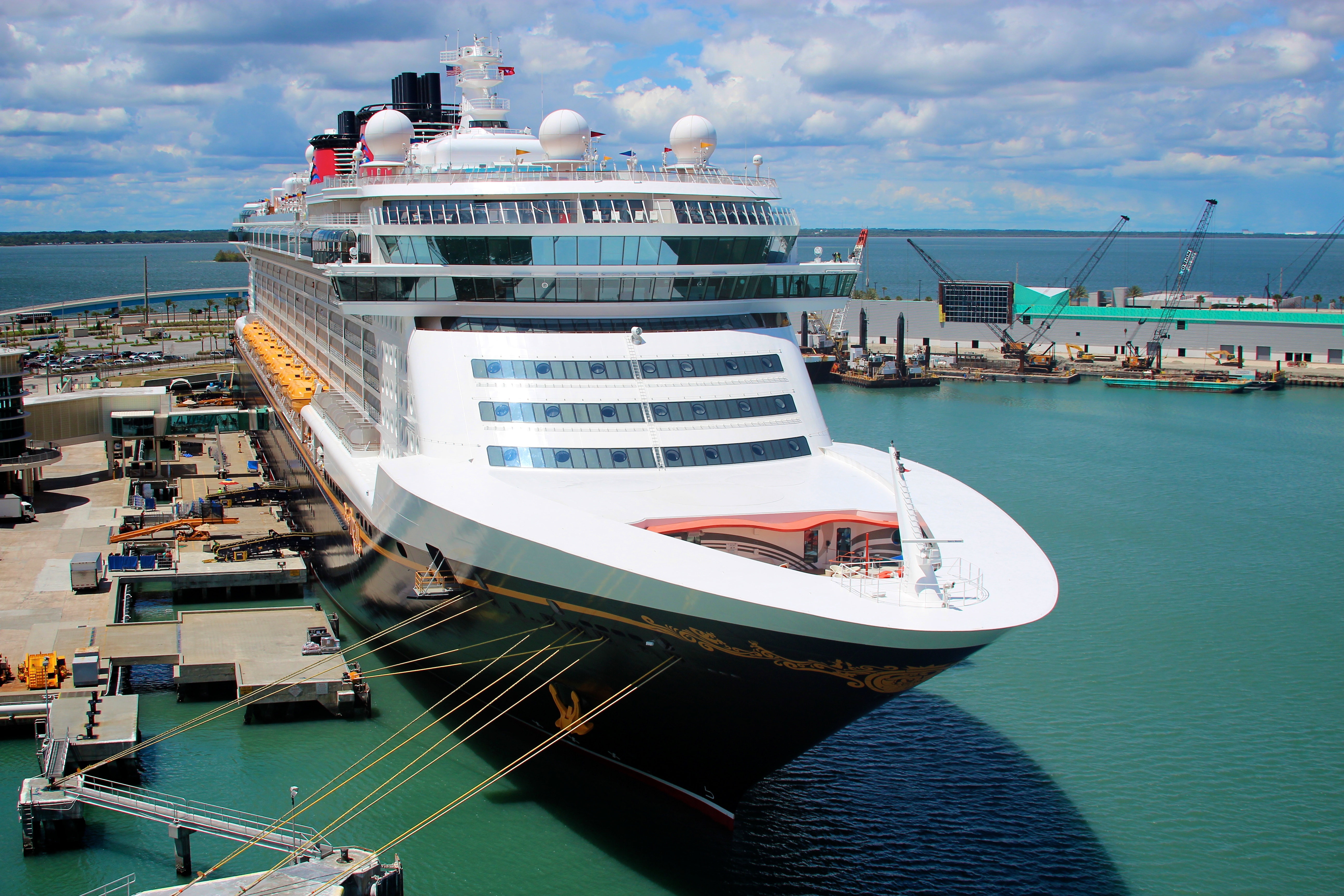 File Disney Cruise Ship At The Terminal Port Canaveral Florida