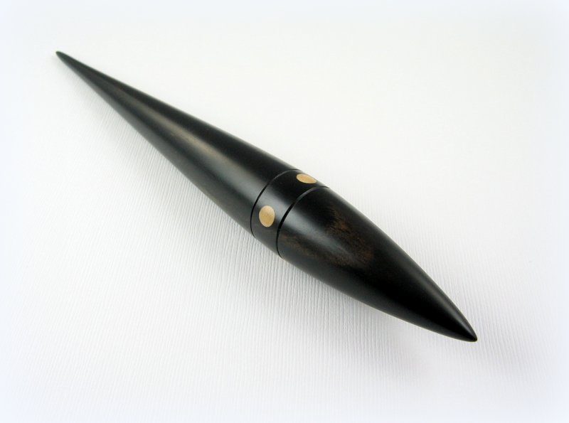 File:Ebony and Fossil Mammoth Ivory Mini Phang Support Spindle (8071890084).jpg