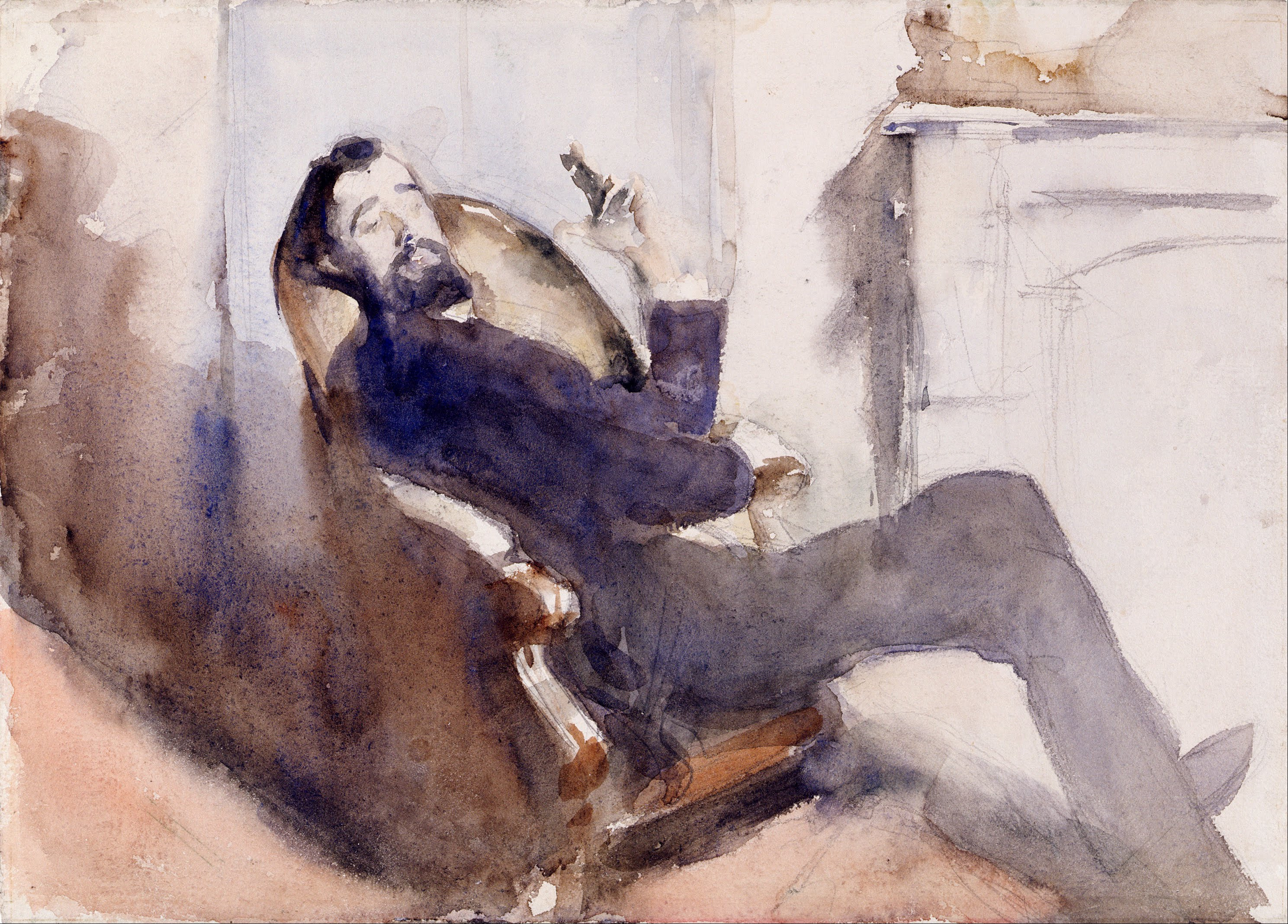 JOHN SINGER SARGENT Classic Impressionism Poster 1882 Paul Helleu