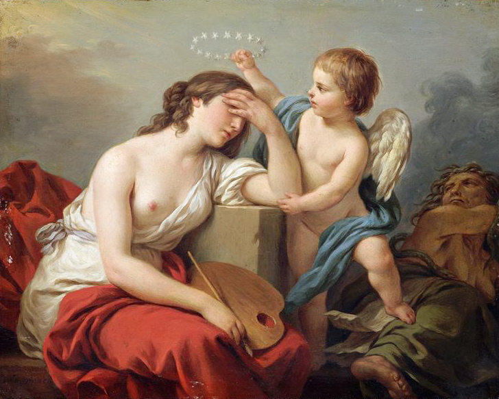 File:L'Amour des Arts console la Peinture des écrits ridicules et envenimés de ses ennemis.jpg