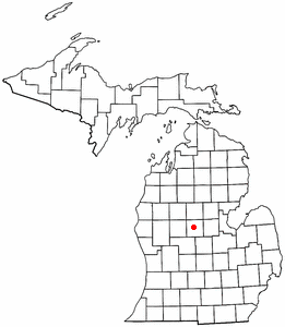 Location of Beal City, Michigan