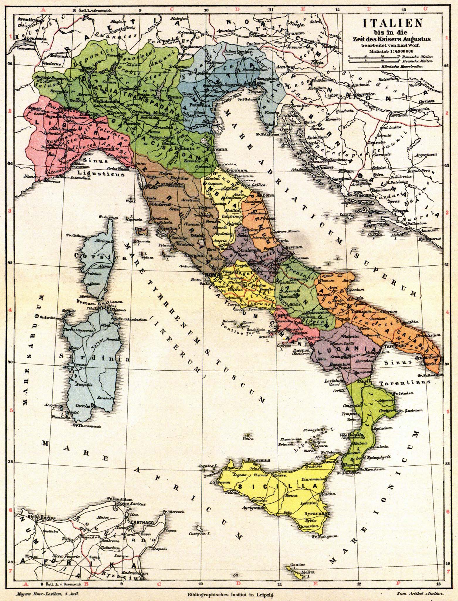Monoecus in Roman Liguria in Italy, around 1st century BC