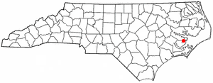 <span class="mw-page-title-main">Mesic, North Carolina</span> Town in North Carolina, United States