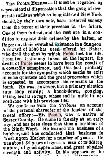 File:Newspaper article on the murder of William Poole ( Brooklyn Eagle, March 10, 1855).jpg