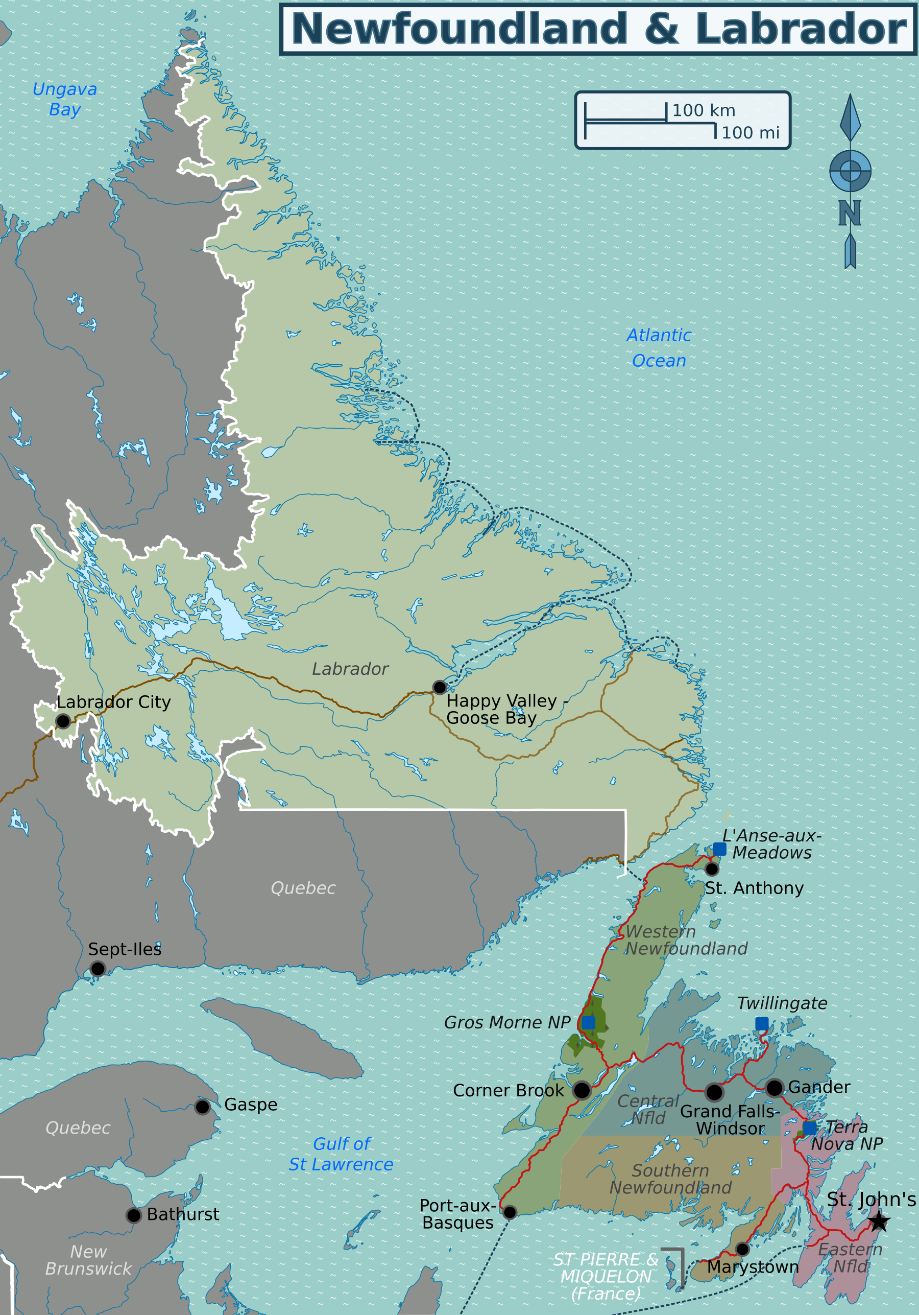 Newfoundland and Labrador - Wikipedia