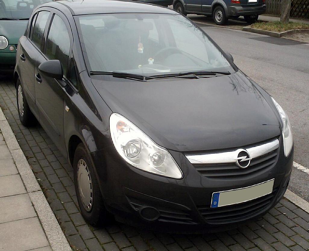 Opel corsa d 2008 года