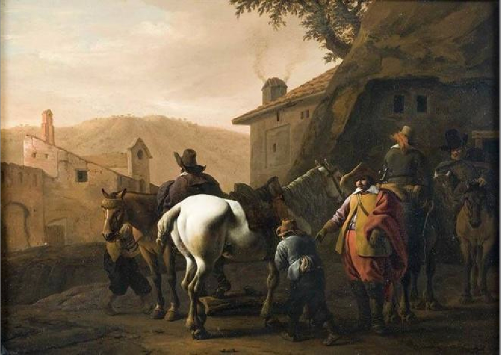 Pieter van Laer - Riders in an italianate landscape.jpg