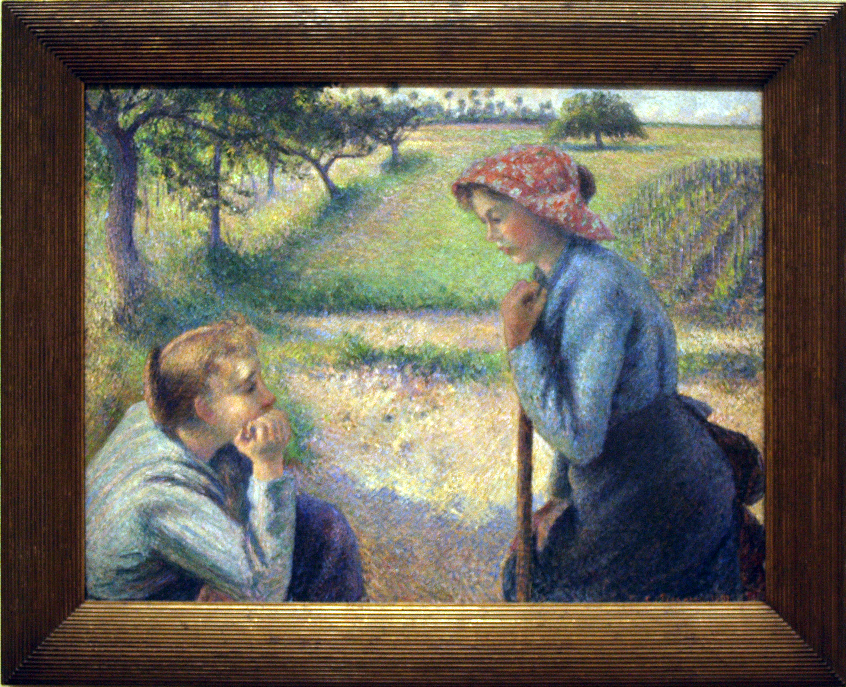 File:Pissarro - Two Young Peasant Women.JPG - Wikimedia Commons