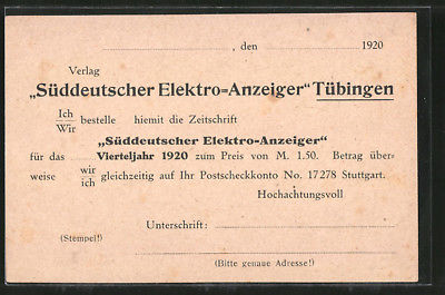 Süddeutscher Elektroanzeiger, Tübingen (Bestellung).jpg