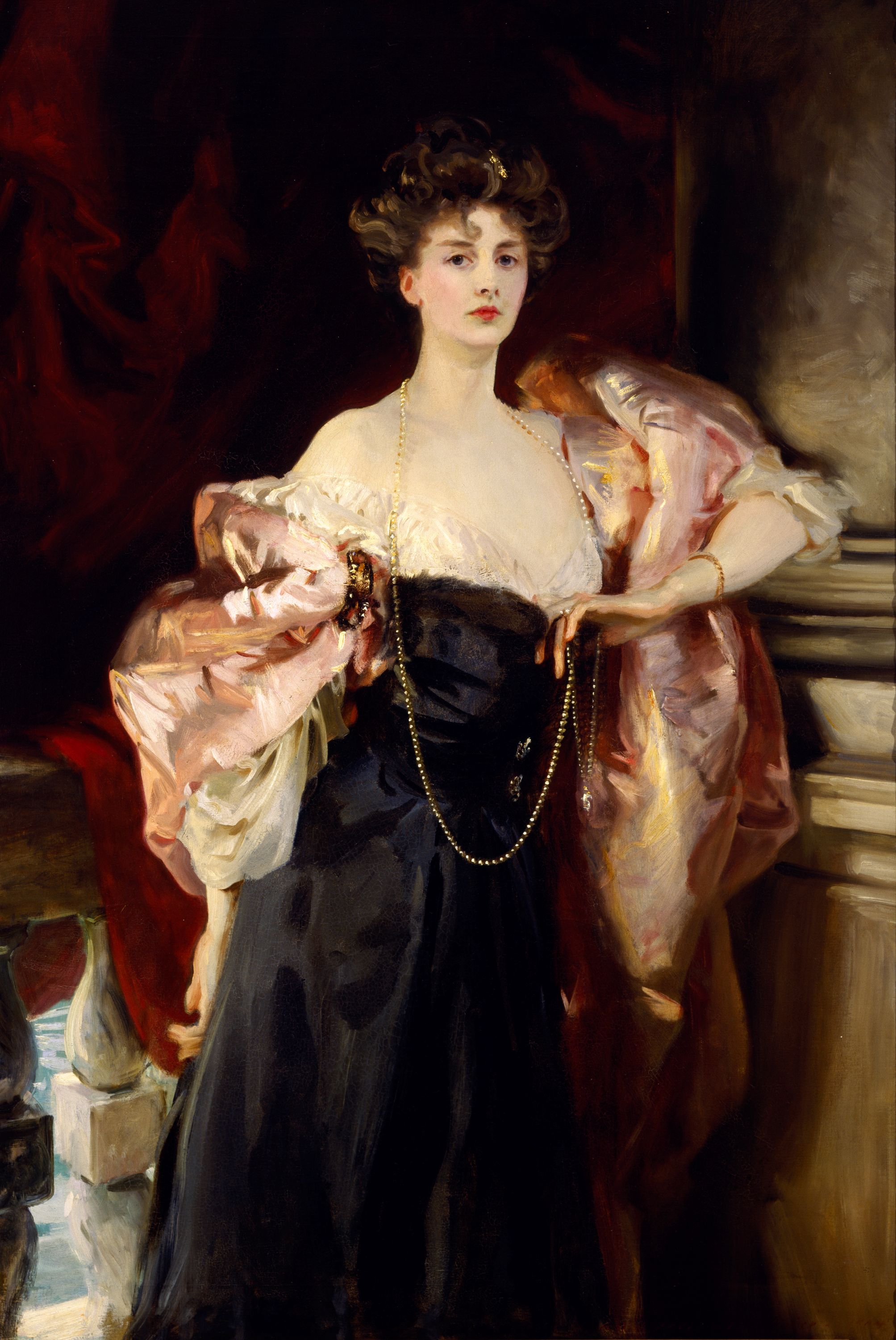 Image result for John Singer Sargent's Portrait of Helen Vincent, Viscountess D'Abernon from 1904 AD.