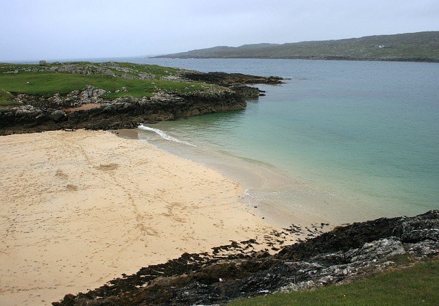 File:Small cove west of Dogs Bay beach - geograph.org.uk - 608239.jpg