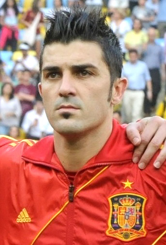 David villa de joven