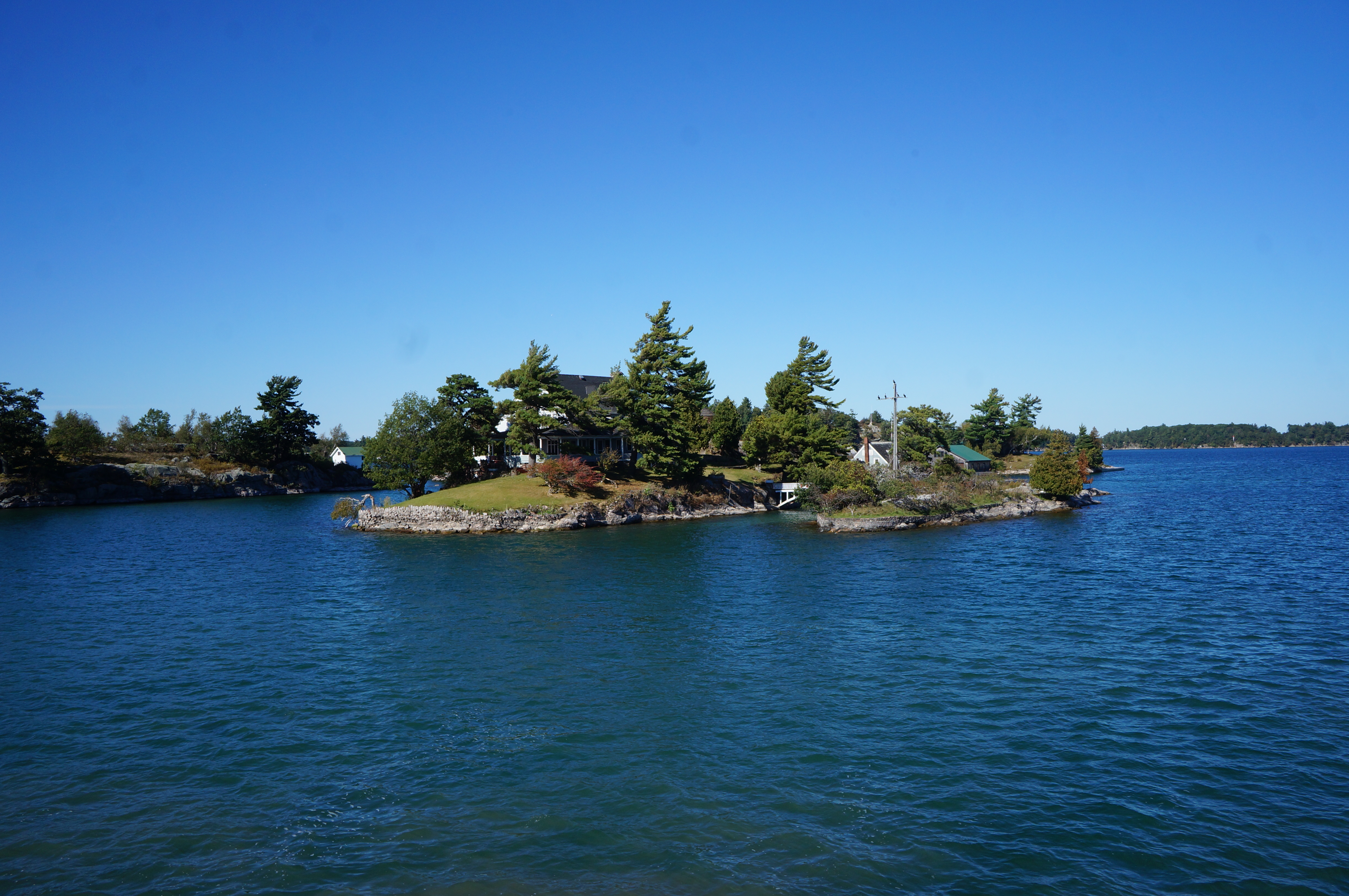 The thousand islands. Кингстон остров.