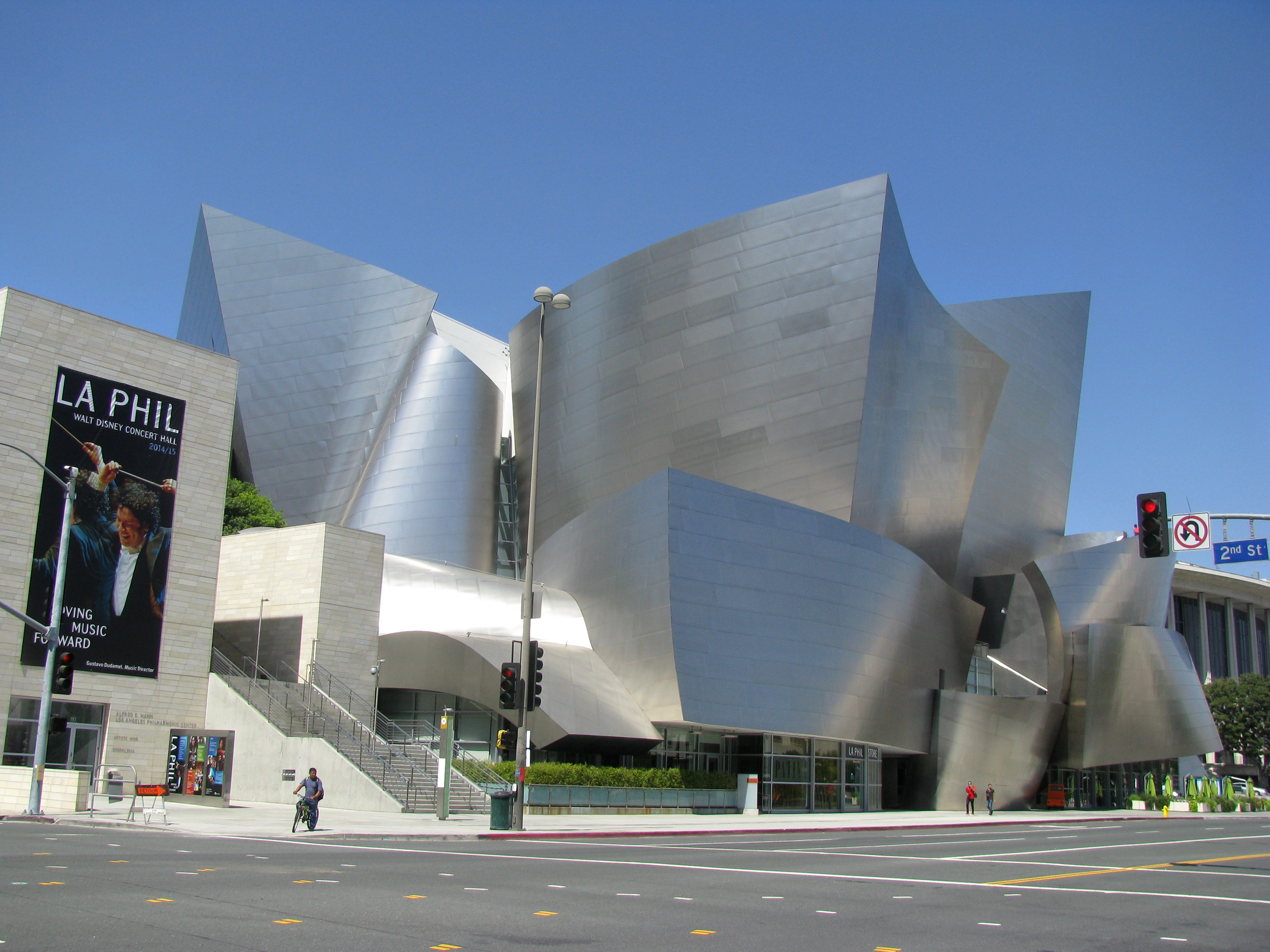 Walt Disney Concert Hall Frank Gehry. Филармония Лос Анджелес.