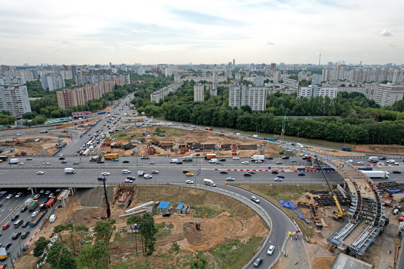 Реконструкция московского шоссе