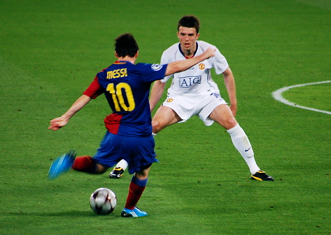 Lionel Messi Plays in the Champions League