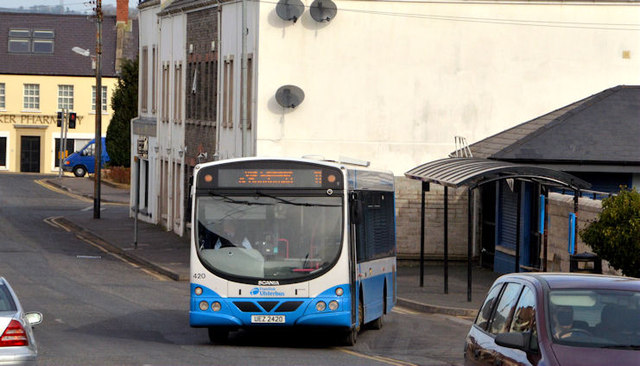 File:Bus, Comber (March 2014) - geograph.org.uk - 3889837.jpg