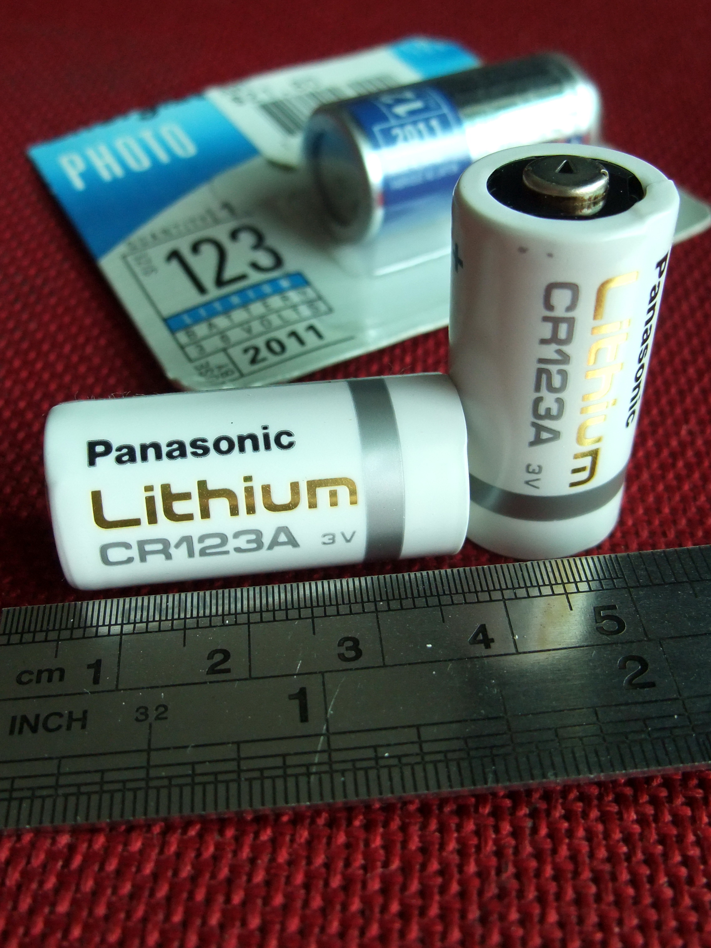 Panasonic Lithium CR123A 3V Lithium Battery