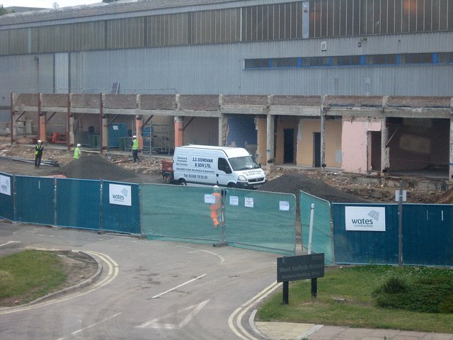 File:Council Office demolition finished, reconstruction starts - geograph.org.uk - 1349950.jpg