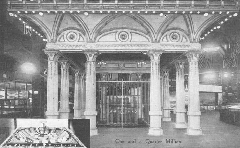 File:Exhibit of gold bars and nuggets, Alaska Building, Alaska-Yukon-Pacific-Exposition, Seattle, Washington, 1909 (AYP 985).jpg