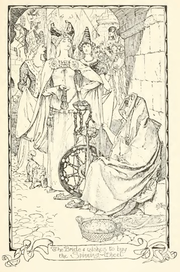 File:Heroine offers the golden loom - image on p. 175 (The Grey Fairy Book).jpg