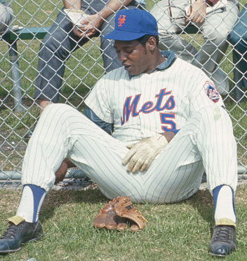 Foy with the Mets during spring training in 1970