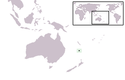 Kart over Norfolkøya