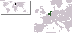 ネーデルラント連合王国の位置